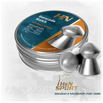 Кулі H&N Diabolo Baracuda Match, 400 шт./пач., 0,69 г 4,5 мм