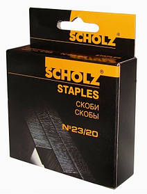 Скоби №23/20 до 170 аркушів 1000шт Scholz 4765
