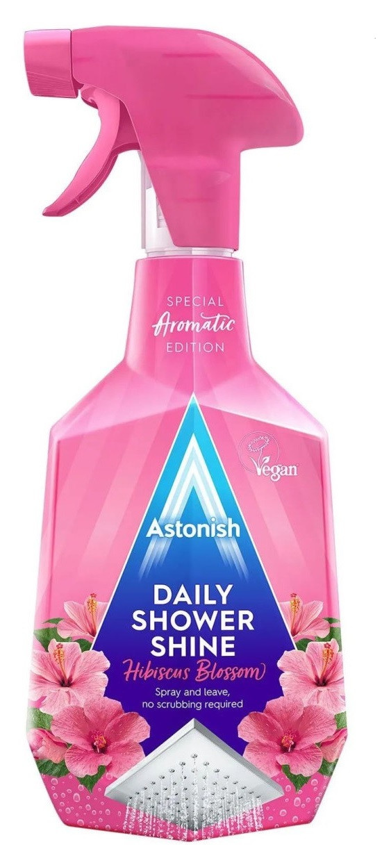 Засіб для душових кабін  Astonish Aromatic Цвітіння гібіскусу 750 мл