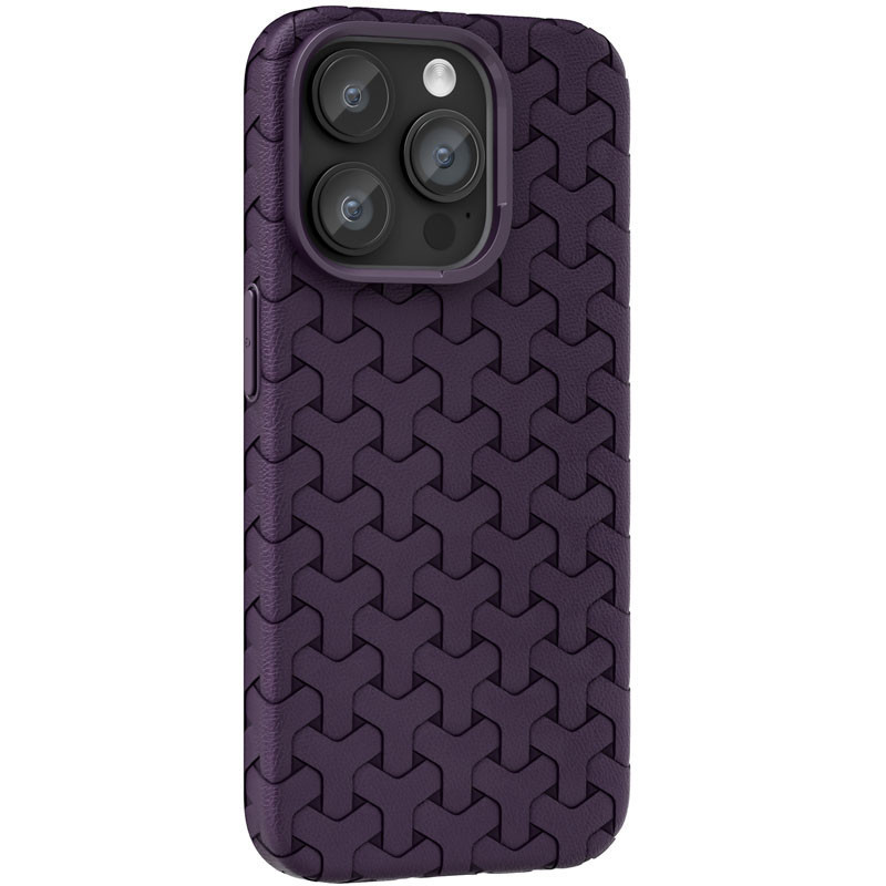 Чохол TPU Weaving для iPhone 14 (6.1") Purple