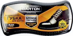Губка "Barton" для гл.шкіри вел. чорна №0489(12)