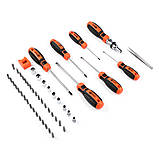 Набір викруток, біт і насадок Polax 51 предмет (51-053), фото 10