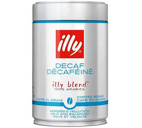 Illy Decaf кава без кофеїну зерно 250 г ж/б