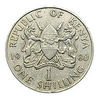 Кенія 1 шилінг, 1980