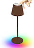 Бездротова сенсорна світлодіодна настільна лампа VELAMP RGB 4000 мАг. Уцінка, фото 2