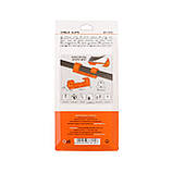 Кліпса кабельна Ø4-6 мм Polax самоклеюча 30х11 мм, 20 шт (37-173), фото 2