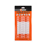 Кліпса кабельна Ø4-6 мм Polax самоклеюча 30х11 мм, 20 шт (37-173), фото 8