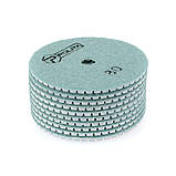 Диск алмазний Polax шліфувальний гнучкий на липучці "Черепашка" 100 мм, P80 (54-198), фото 2