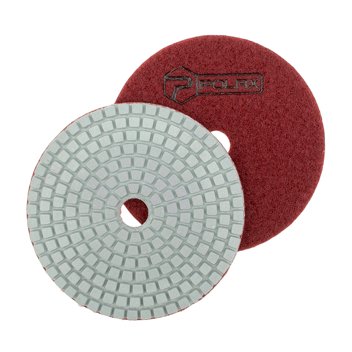Диск алмазний Polax шліфувальний гнучкий на липучці "Черепашка" 100 мм, P400 (54-204), фото 1