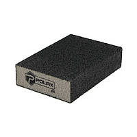 Губка шліфувальна P80 Polax пряма 110х70х25 мм (54-189)