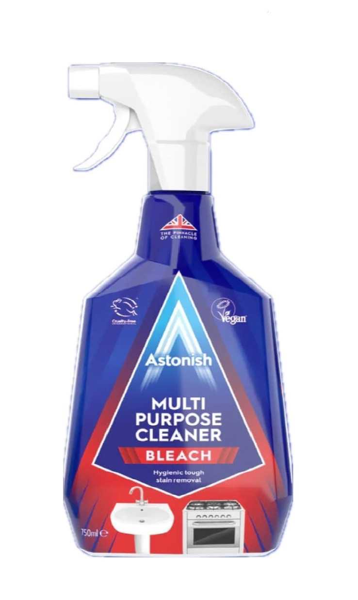 Універсальний засіб для чищення Astonish Multi-Purpose Cleaner with Bleanch з відбілювачем 750 мл, фото 1