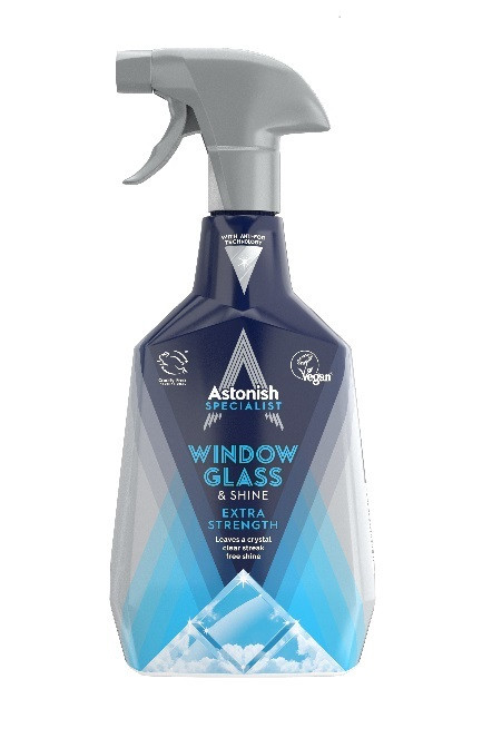 Засіб для миття вікон Astonish з ефектом анти-запотівання Window&Glass 750 мл