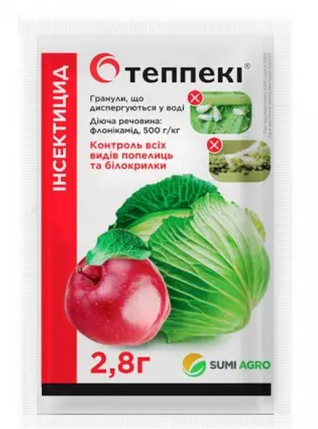 Інсектицид Тепеки 50 WG, 2,8 г, препарат від попелиці та білокрилки, Sumi Agro, фото 1