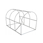 Теплиця парник 6м2 (3х2х2м) оцинковані профілі з UV армованою плівкою 140 г / м² Польща Bass Polska прозора, фото 5