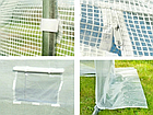 Теплиця парник 6м2 (3х2х2м) оцинковані профілі з UV армованою плівкою 140 г / м² Польща Bass Polska прозора, фото 7
