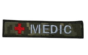 Шеврон нагрудний "Медик" на липучці