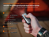 Наключний ліхтар FENIX E06R з УФ-світлом і Червоним лазером (700LM, 750 mAh, USB-C, RGB, IP66, 110 м, 60 год), фото 6