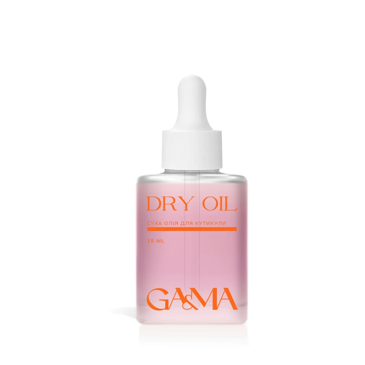 Суха олія Ga&Ma Dry Oil Vyshnya with shimmer, 15 мл