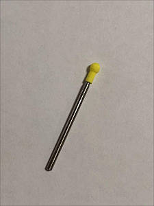 Фреза керамічна корундова Maroresku жовта куля 3,5 мм