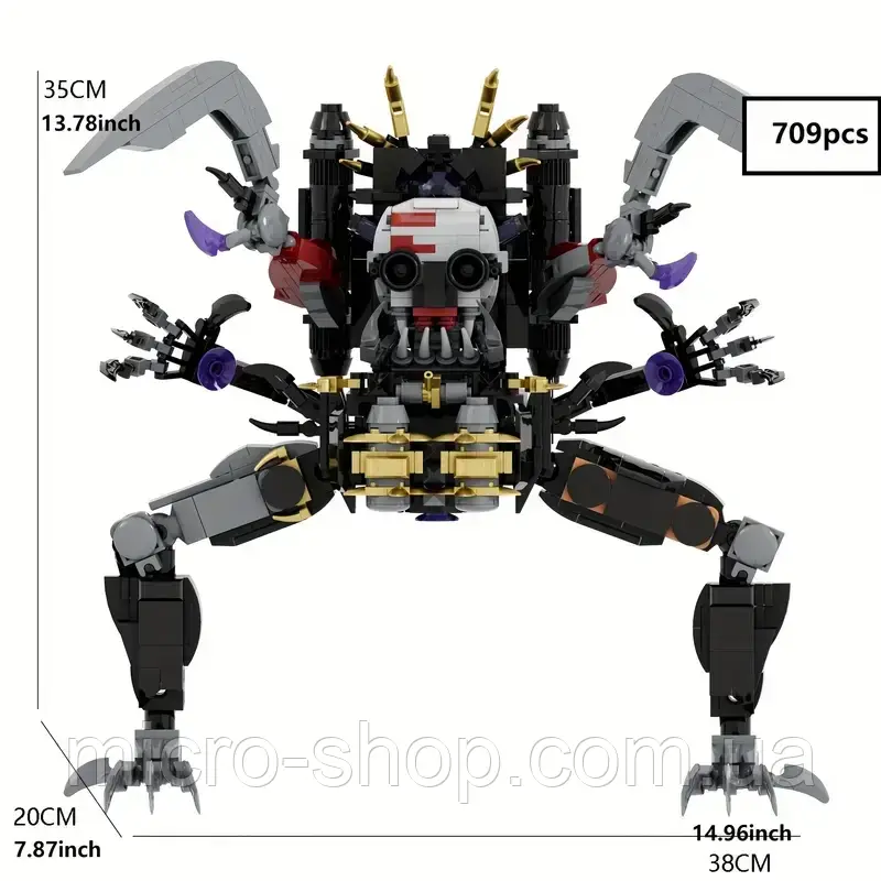 Конструктор Всесвіт Зомбі Лікар Zombie Universe Dr. Toilet  709 деталей, фото 1