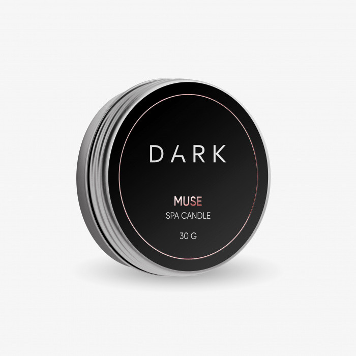 Спа-свічка Dark spa candle Muse, 30 грам