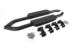 Бокові пороги OEM Black (для короткого, 2 шт) для Land Rover Defender 2019- рр