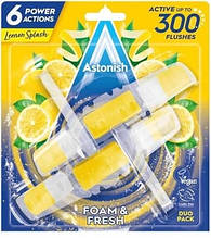 Блоки для чищення унітазів Astonish з ароматом лимона 2 шт