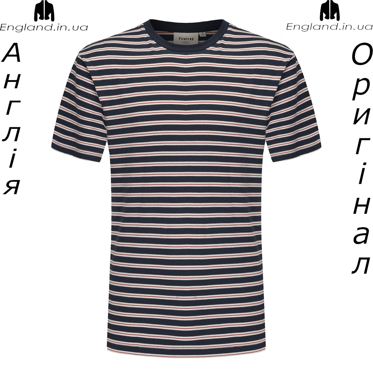 Футболка чоловіча Firetrap (Фаєртрап) з Англії - в полоску, фото 1
