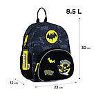 Рюкзак дитячий Kite Kids DC Batman DC25-2727XS, фото 3