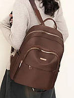 Рюкзак жіночий Шоколадний 35*27 см. нейлоновий, MK521-3