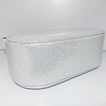 Дитяча лакова сумочка з плаваючіми блискавками для дівчинки довга регульована ручка, фото 4