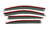 Вітровики з хромом Niken Luxury (SD, 4 шт) для Skoda Octavia II A5 2006-2010рр, фото 5