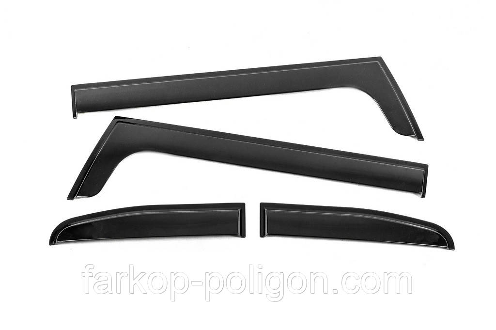Вітровики Niken Luxury (4 шт) для Toyota FJ Cruiser