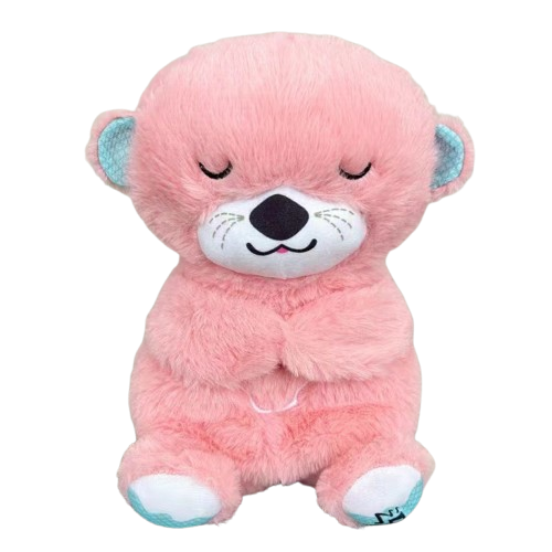 Рожева дихаюча видра м'яча іграшка 30 см, фото 1