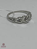 Срібна Каблучка зі вставкою цирконій, фото 2