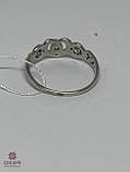 Срібна Каблучка зі вставкою цирконій, фото 3