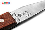 Ніж садовий прививальний професійний складаний Sagawata, Kiridashi зі стамесковим заточуванням, лезо 72 мм, фото 3