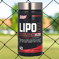 Жирос розпалювач Lipo-6 Black Ultra Concentrate Nutrex 60 caps для чоловіків