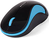 Комп'ютерна миша A4tech G3-270N, USB V-TRACK, Wireless, 1000dp, Black/Blue, фото 3