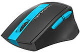 Комп'ютерна миша A4tech Fstyler FG30 2000dpi, USB, Wireless, Black/Blue, фото 3