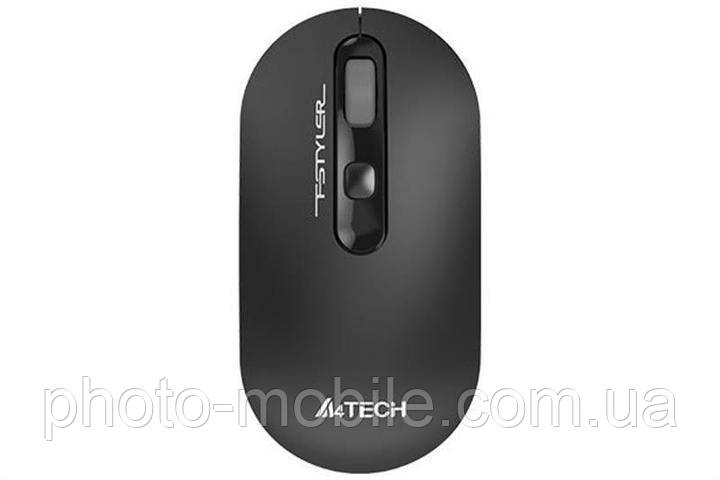 Комп'ютерна миша A4tech Fstyler FG20, Gray, USB, оптична, бездротова, 1000/1600/2000 dpi, 4 кнопки, 2xAAA