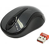 Комп'ютерна миша A4tech G3-280N, бездротова, USB V-Track, Glossy Grey, фото 3