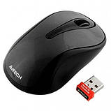 Комп'ютерна миша A4tech G3-280N, бездротова, USB V-Track, Glossy Grey, фото 5