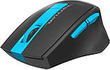 Комп'ютерна миша A4tech Fstyler FG30S Blue, USB, бездротова, оптична, безшумна, 1000/1600/2000 dpi, 125 Hz, 6 кнопок, 1xAA, фото 5