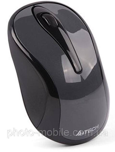 Комп'ютерна миша A4tech G3-280NS, USB V-TRACK, безшумна, 1200 dpi, Glossy Grey