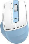 Комп'ютерна миша A4tech Fstyler FG45CS, бездротова, 1000/1600/2000 dpi, 7 кнопок, вбудований акумулятор, lcy Blue, фото 3