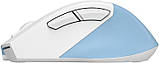 Комп'ютерна миша A4tech Fstyler FG45CS, бездротова, 1000/1600/2000 dpi, 7 кнопок, вбудований акумулятор, lcy Blue, фото 6