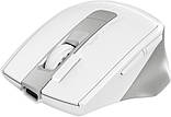 Комп'ютерна миша A4tech Fstyler FG45CS, оптична, бездротова, 1000/1600/2000 dpi, 7 кнопок, вбудований акумулятор, Silver White, фото 4