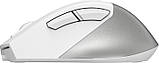 Комп'ютерна миша A4tech Fstyler FG45CS, оптична, бездротова, 1000/1600/2000 dpi, 7 кнопок, вбудований акумулятор, Silver White, фото 6