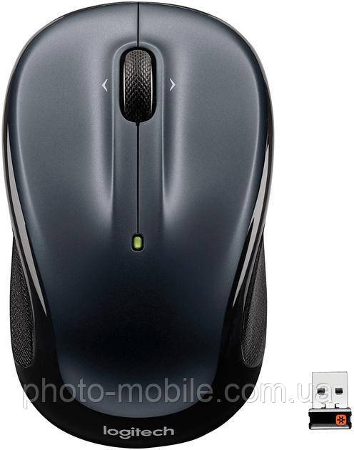 Комп'ютерна миша Logitech M325s, USB (2.4 GHz), 1000 dpi, 5 кнопок, 1xAA, Dark Silver